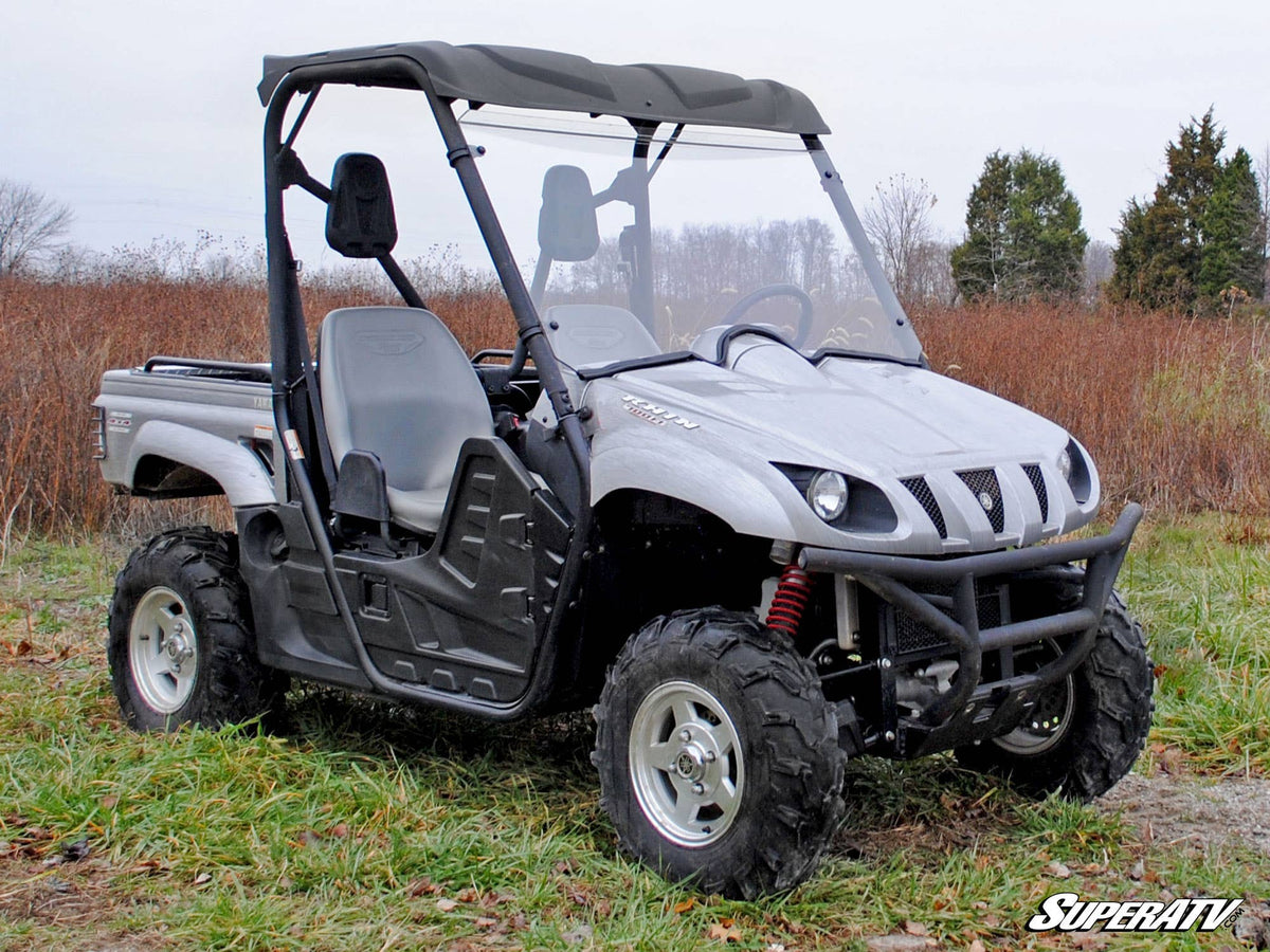 SuperATV Scratch Resistant Full Windshield for Yamaha Rhino - image 3
