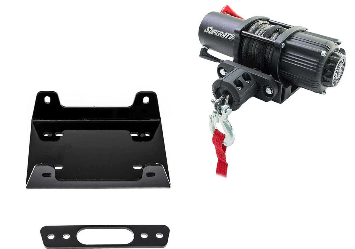SuperATV Winch Mounting Plate for Yamaha Wolverine X2 1000 - image 4