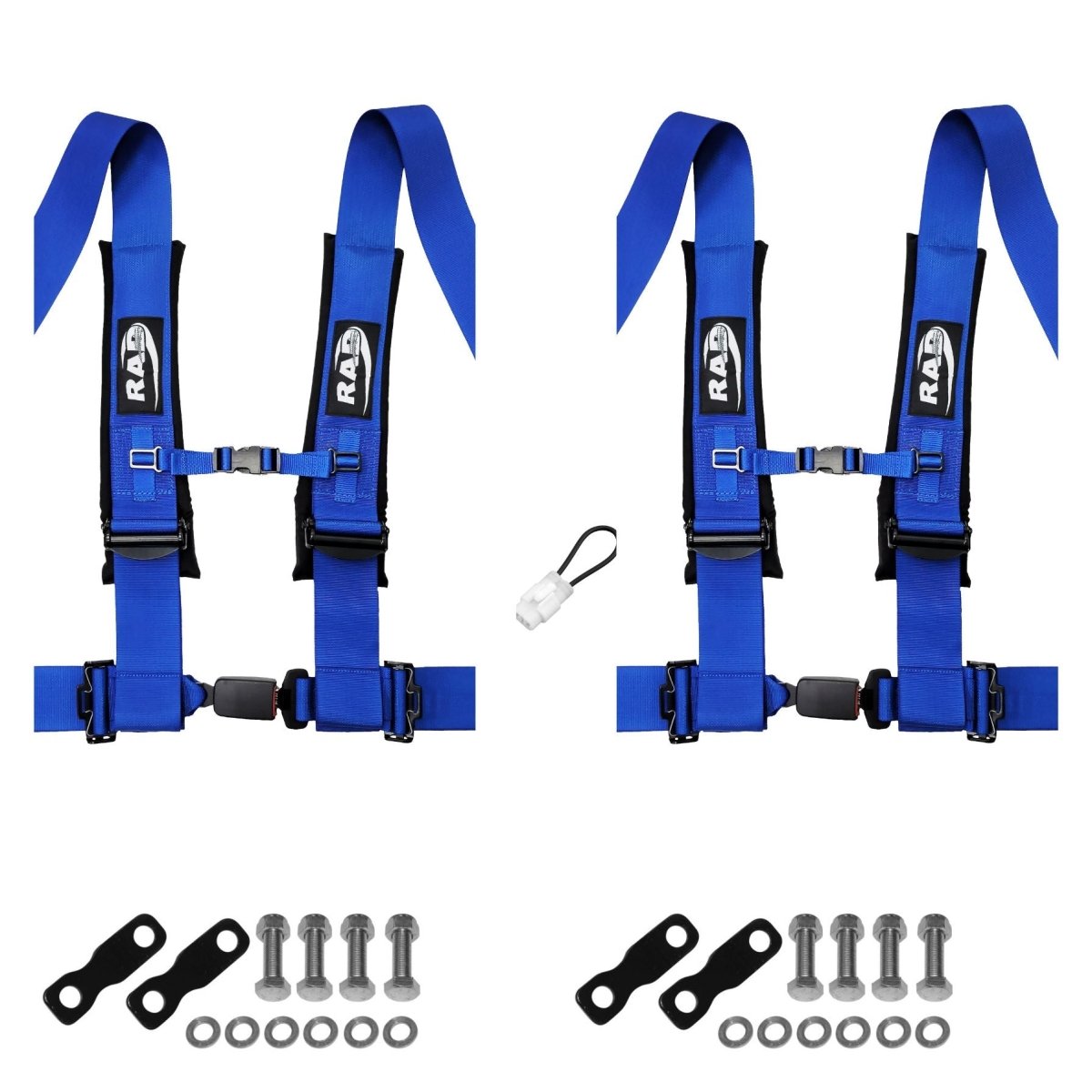 YXZ 1000R 4 Point Harness 3" Set with 2 Harnesses and Lap Mounts - Rad UTV Parts