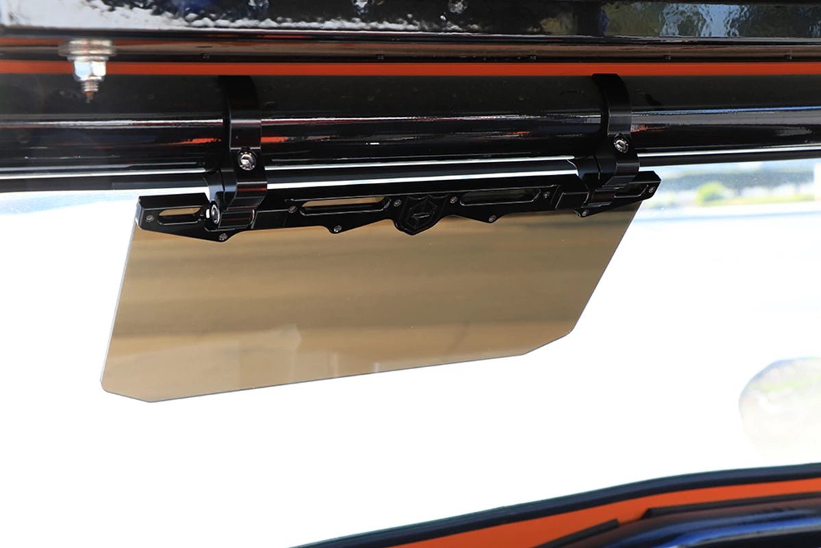 12" Tinted Aluminum Visor | Pro Armor - Rad Parts