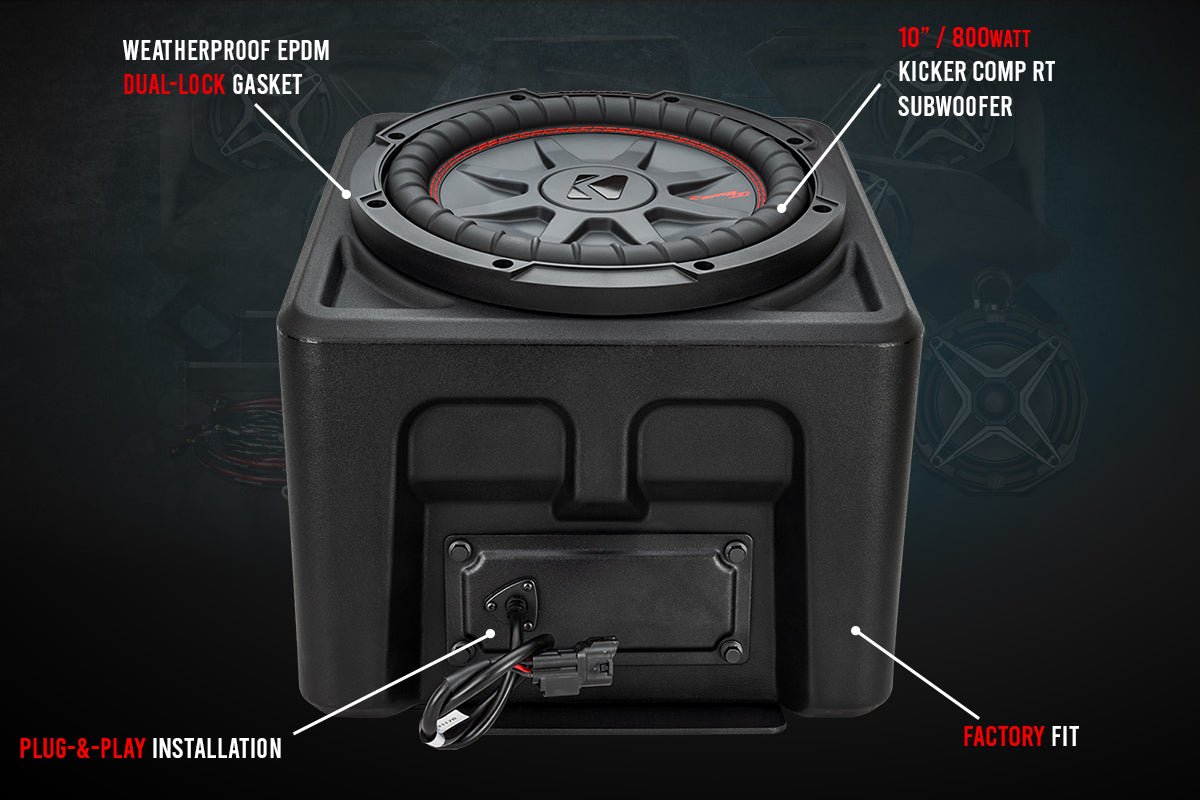 2018-2022 Polaris Ranger XP1000 10in Subwoofer for Ride-Command - Rad Parts