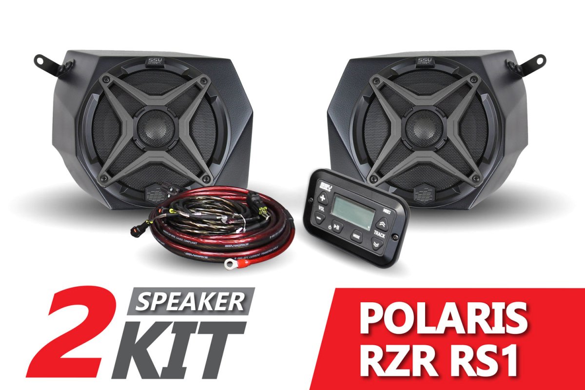 2018+ Polaris RZR RS1 2-Speaker Audio Kit - Rad Parts
