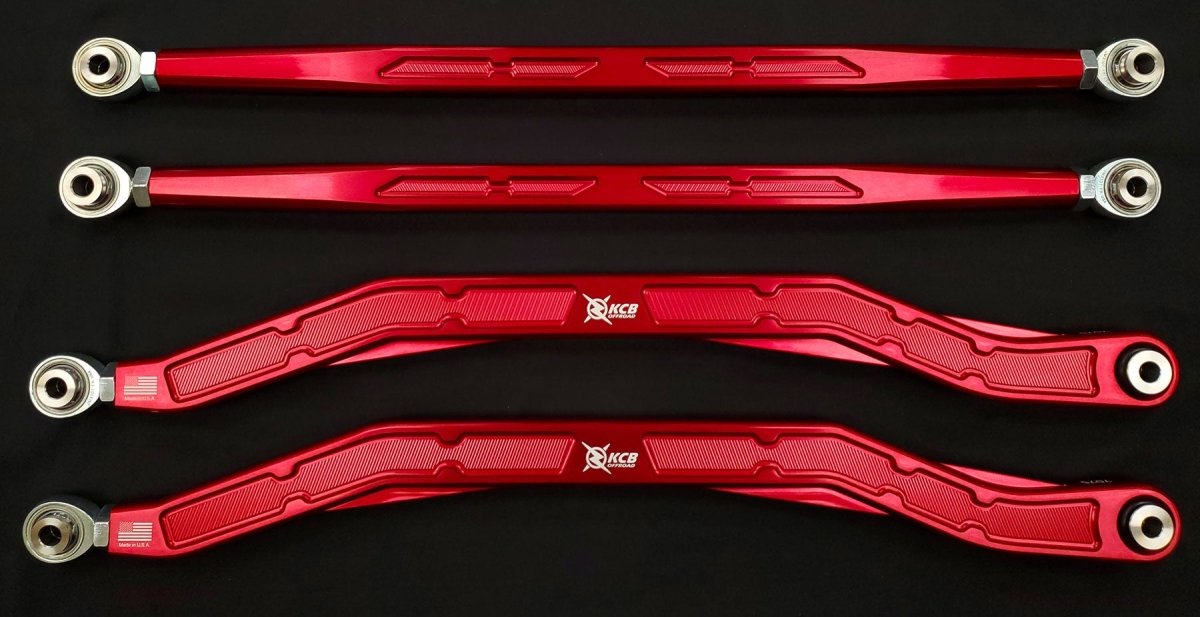 4-Pack Polaris RZR 64" High Clearance Radius Arms 7075 2014-2016 - Rad Parts