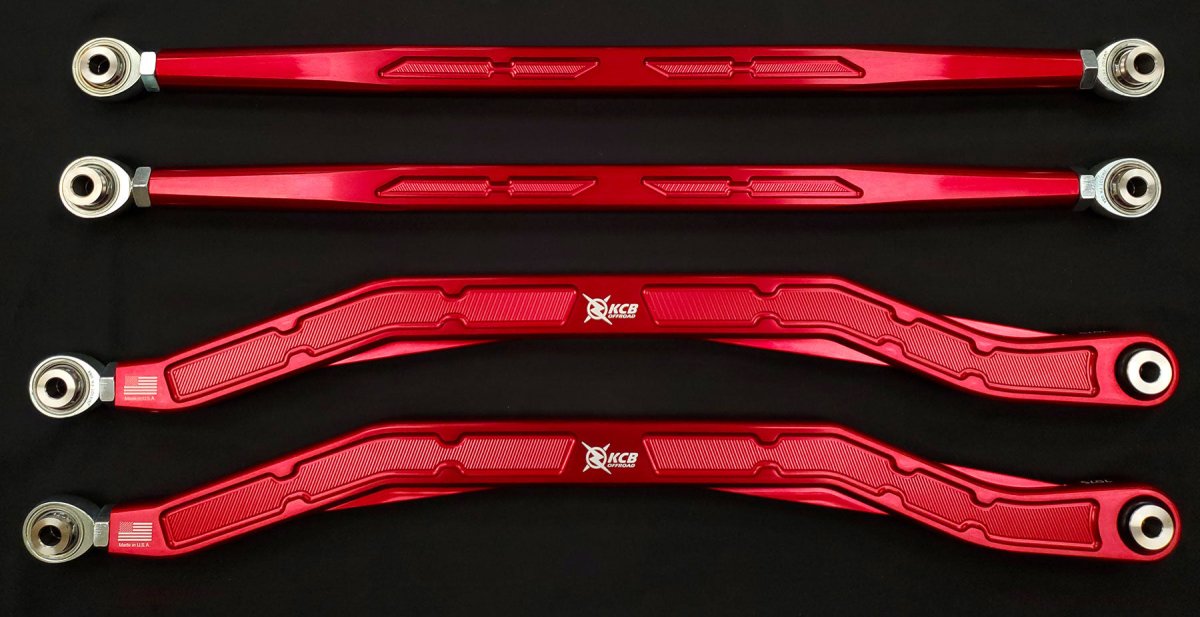 4-Pack Polaris RZR 64" High Clearance Radius Arms 7075 2017.5+ - Rad Parts