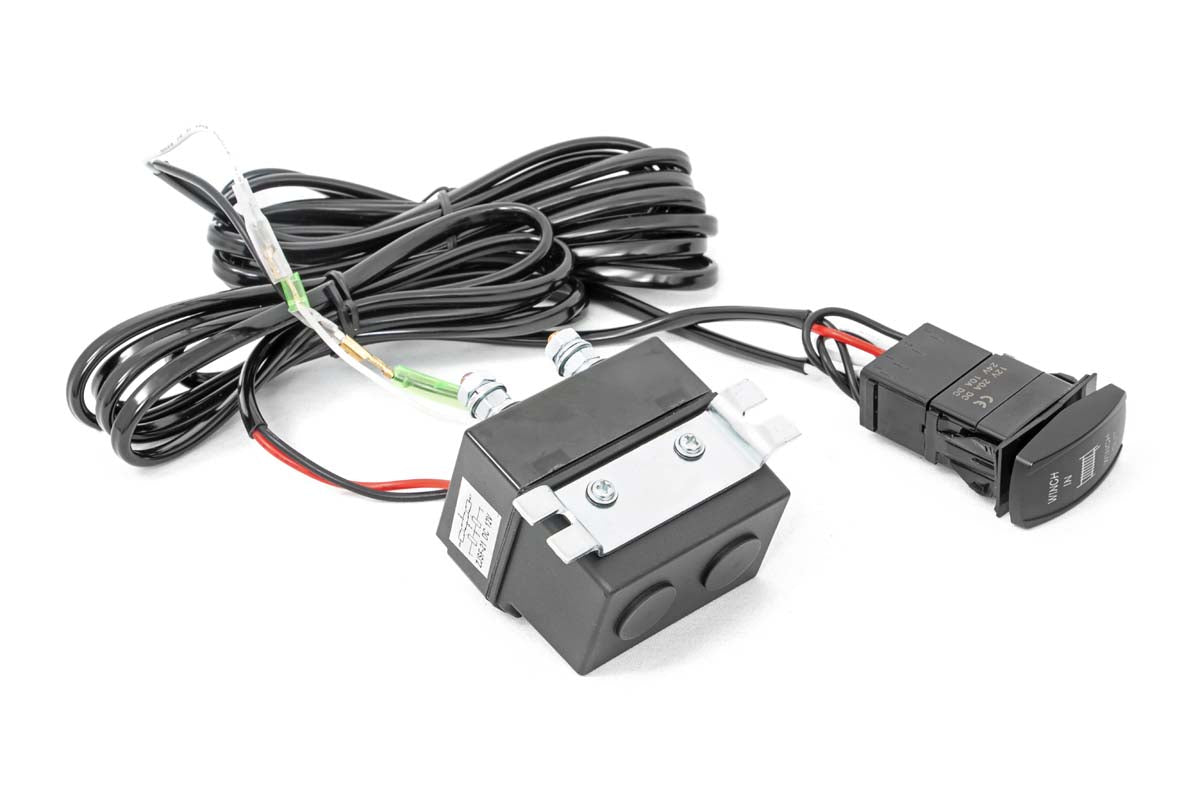 4500-LB Synthetic UTV Winch | Rough Country - Rad Parts