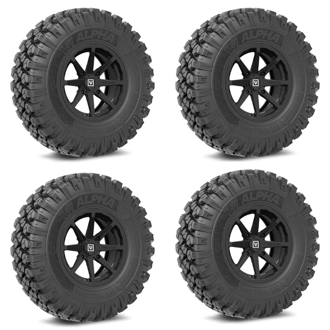 Alpha Tire on V01 Wheel | Valor Offroad - Rad Parts