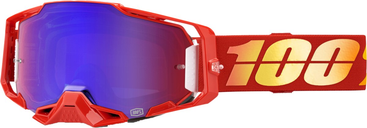 Armega Goggle Nuketown Mirror Red/Blue Lens - Rad Parts