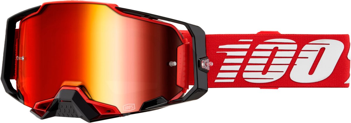Armega Goggle Red Mirror Red Lens - Rad Parts
