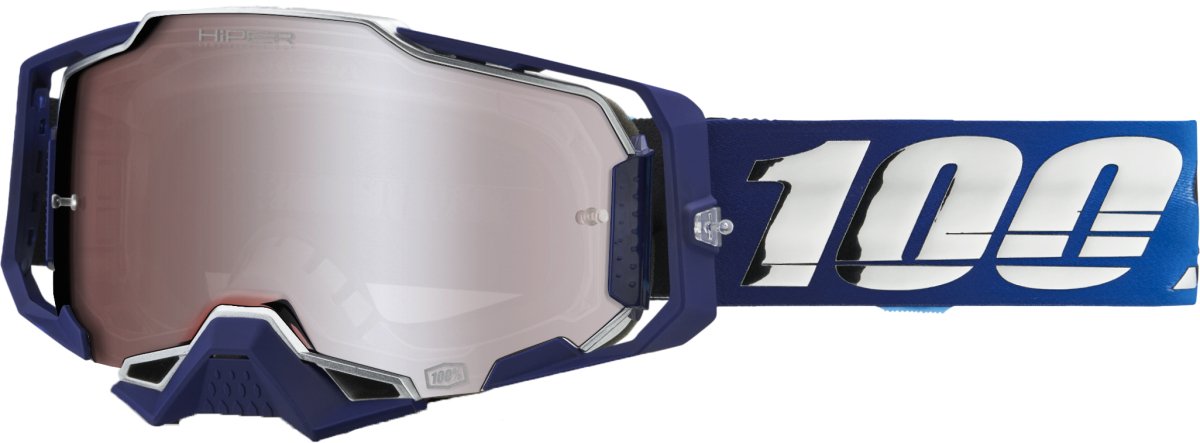 Armega Hiper Goggle Novel Mirror Silver Lens - Rad Parts