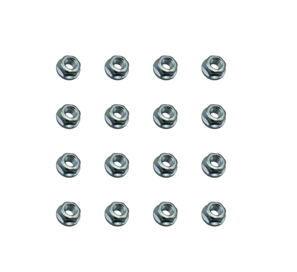 Set of ATV 10x1.25MM 17MM hex OEM spec hardened steel chrome zinc plated lug nuts