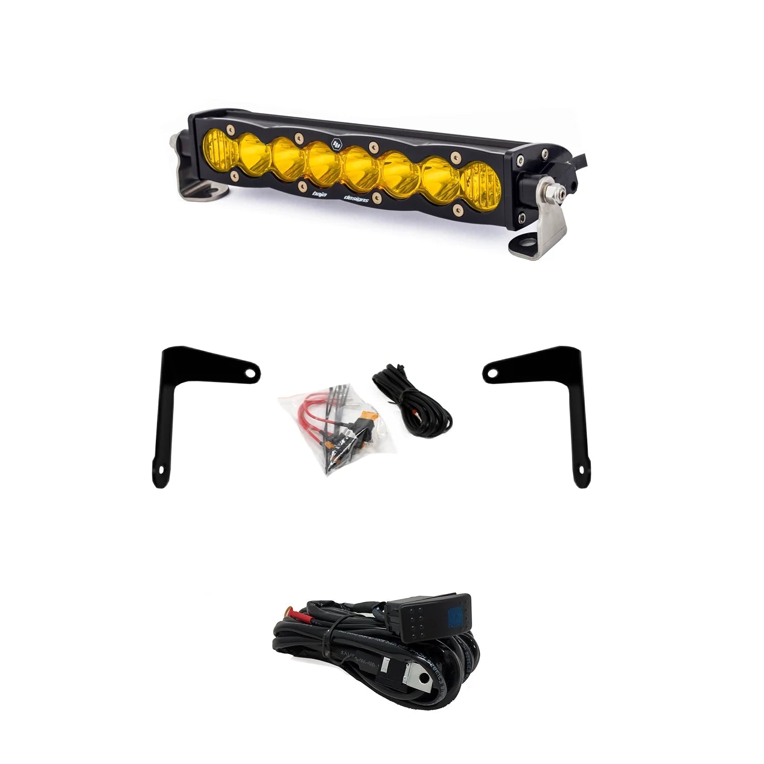 Baja Designs S8 10" Shock Tower Light Bar Mount Kit for 17-22 Can-Am Maverick X3 - Rad Parts