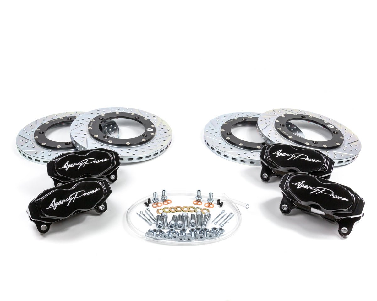 Big Brake Kit Front and Rear Black Can-Am Maverick X3 Turbo | Agency Power - Rad Parts