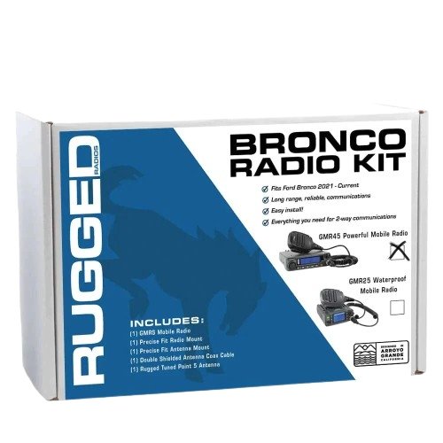 Bronco Radio Kit - with GMR45 POWER HOUSE Mobile Radio for New Ford Bronco - Rad Parts