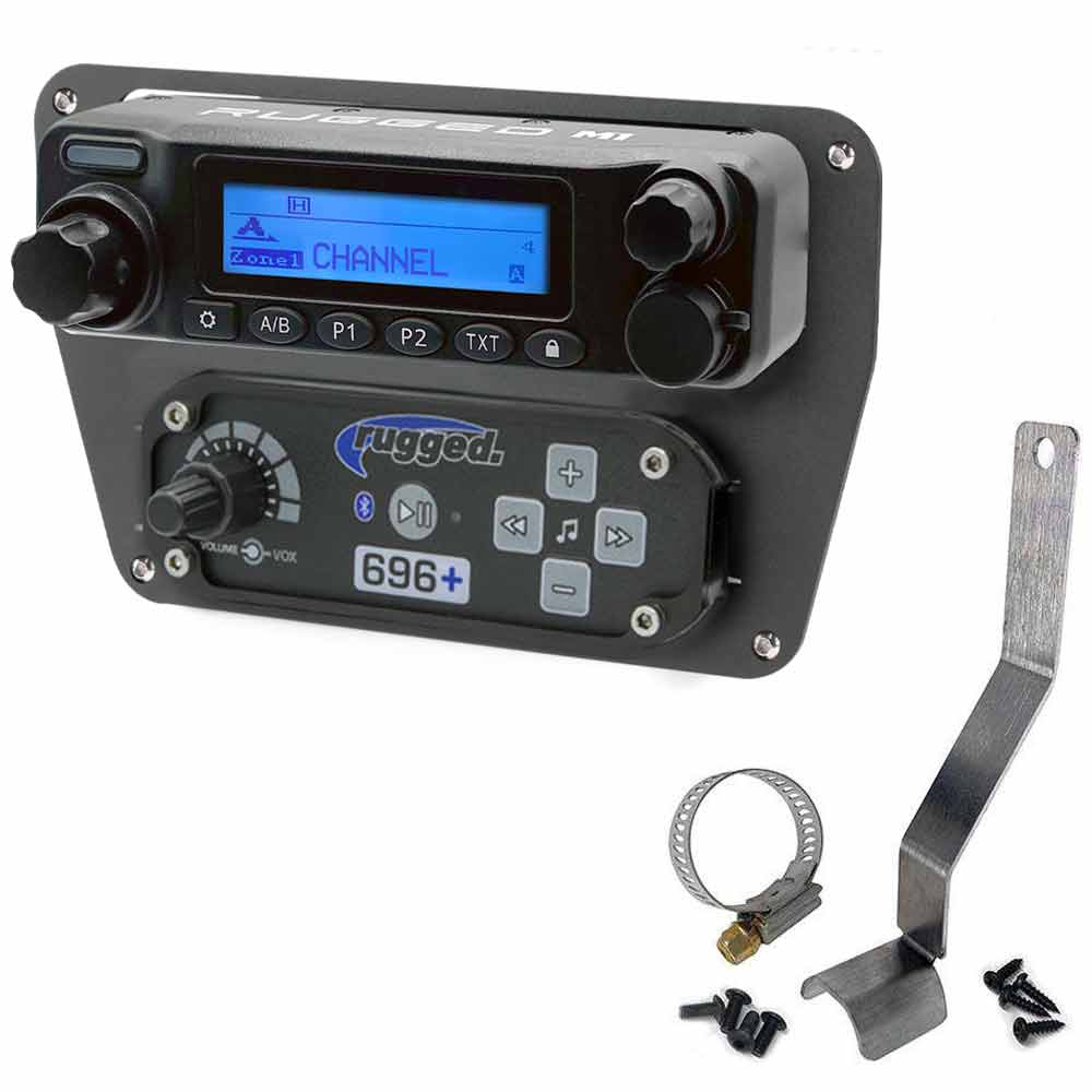 Can-Am Commander and Late Model Maverick Complete Communication Kit with Intercom and 2-Way Radio - Dash Mount - Rad Parts