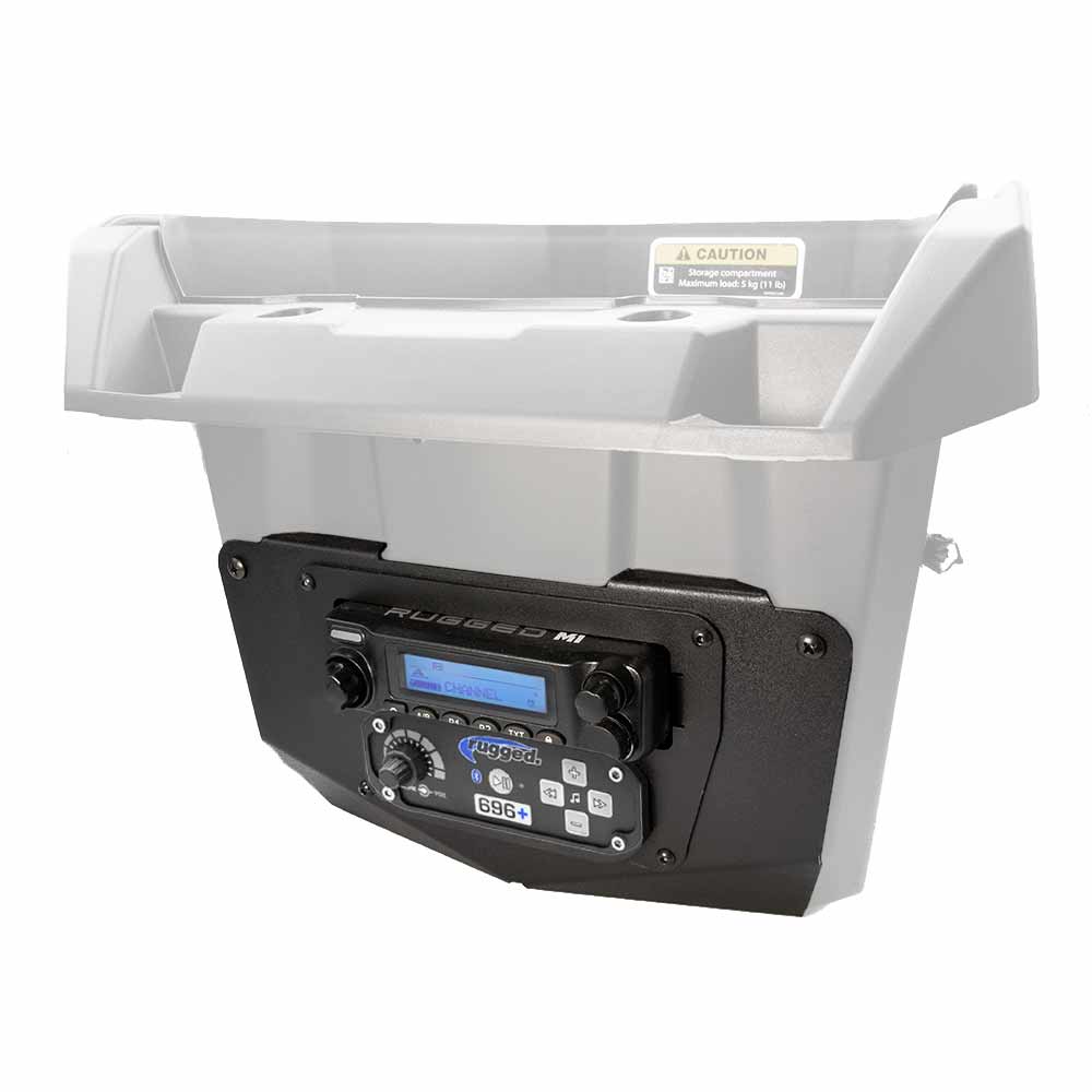 Can-Am Commander and Maverick Complete Communication Kit with Intercom and 2-Way Radio - Glove Box Mount - Rad Parts