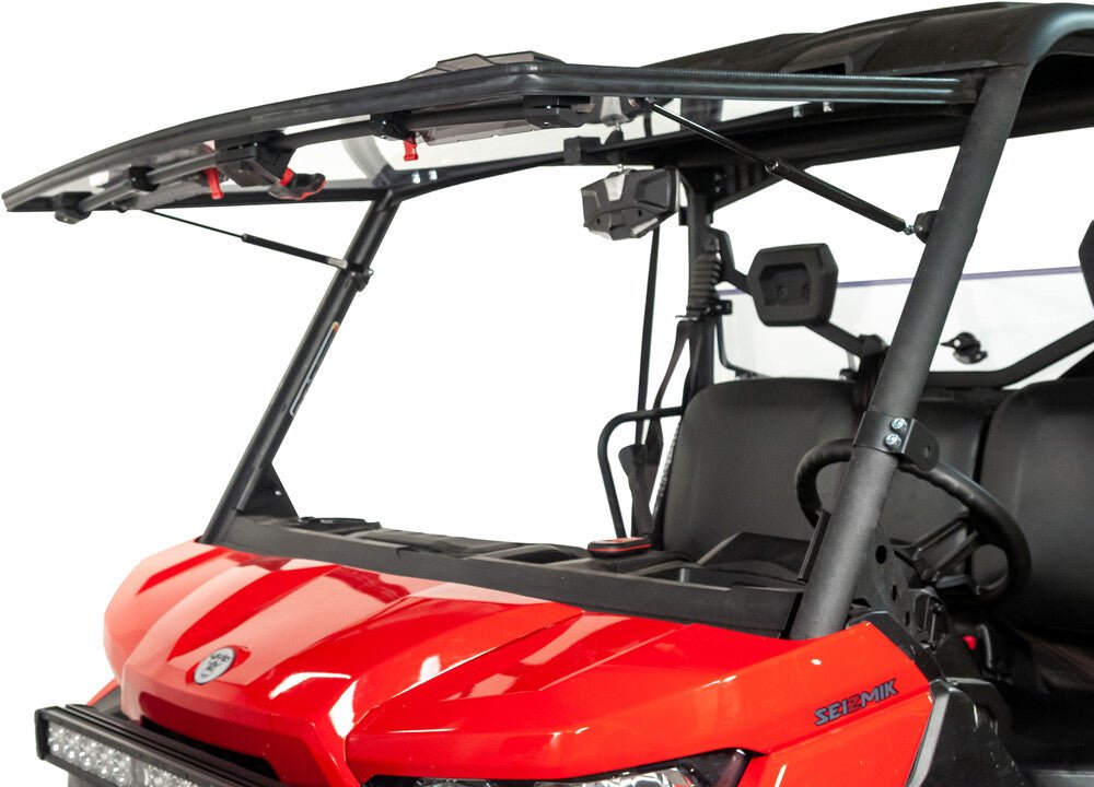 Can-Am Defender Flip-Up Vented Windshield | Seizmik - Rad Parts