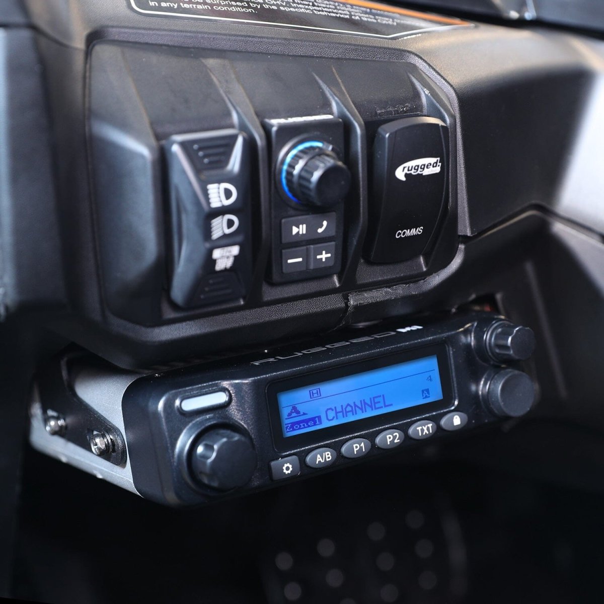 Can-Am Maverick R Remote Head Mount Kit | Rugged Radios - Rad Parts
