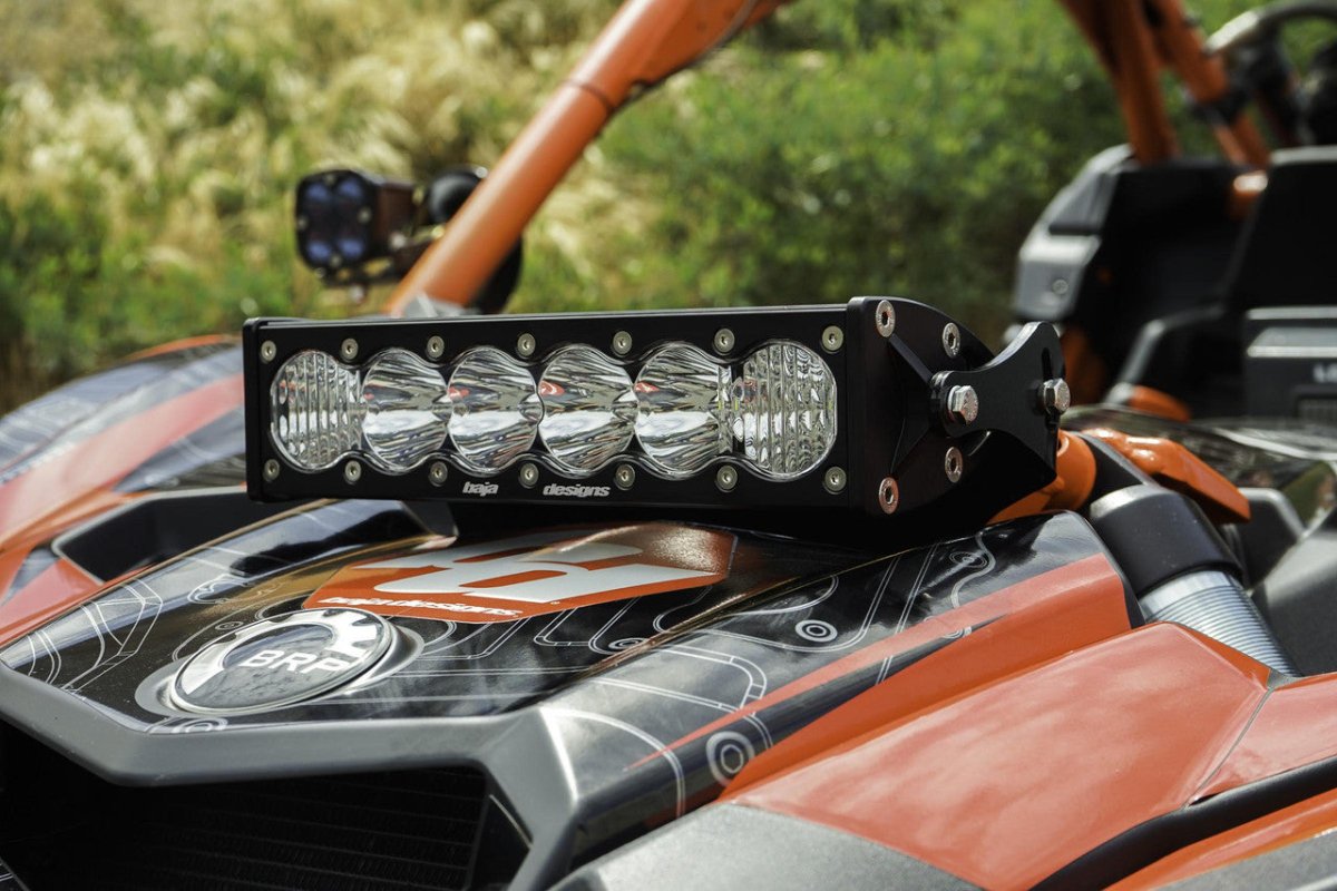 Can Am Maverick X3 10" Inch Shock Mount Light Bar Kit | Baja Designs - Rad Parts