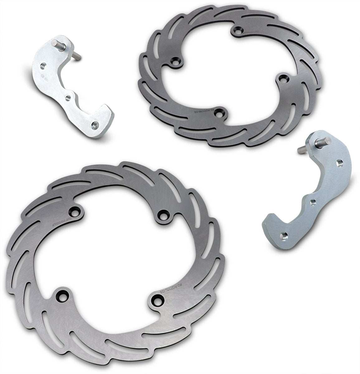 Can-Am Maverick X3 Big Brake Kit with oversized 270mm rotors and caliper brackets