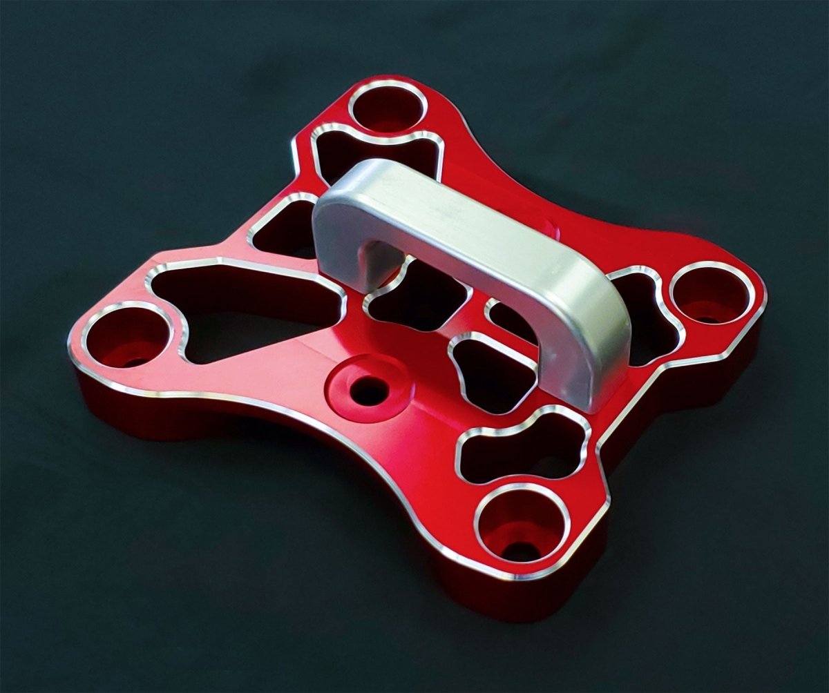 Can-Am Maverick X3 Rear Plate with D-Ring - Rad Parts