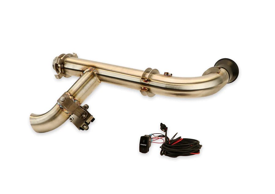 Can-Am Maverick X3 Side Piece Header Pipe with Electronic Cutout | Trinity Racing - Rad Parts