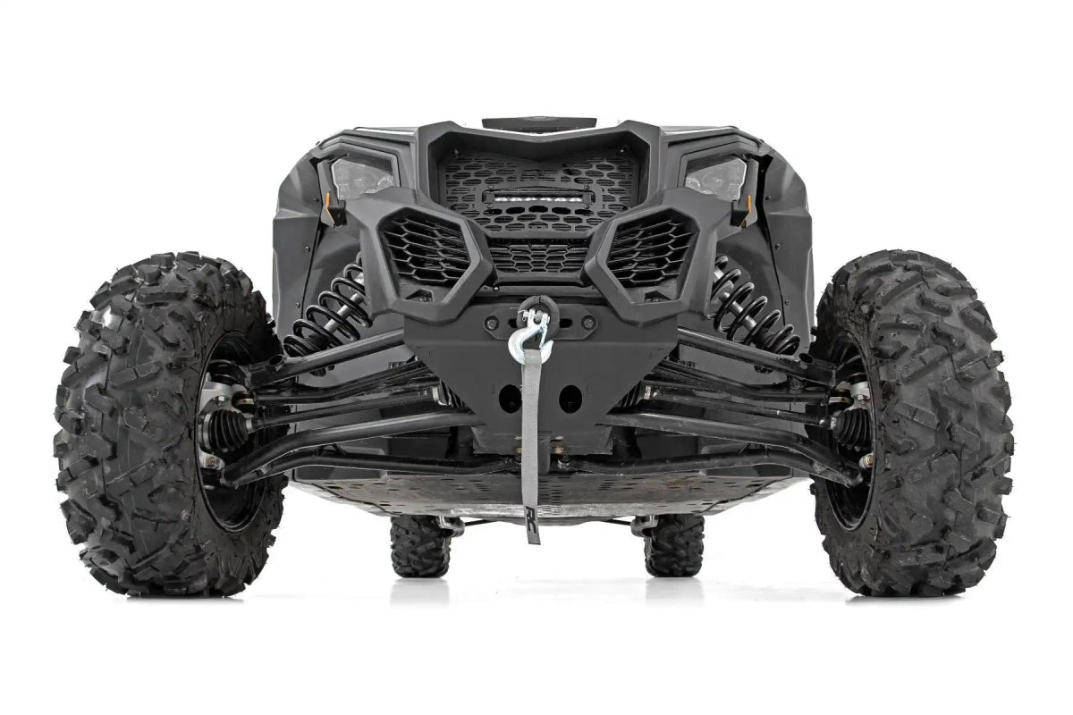 Can Am X3 4500lb Synthetic Winch and Mount | Rough Country - Rad Parts