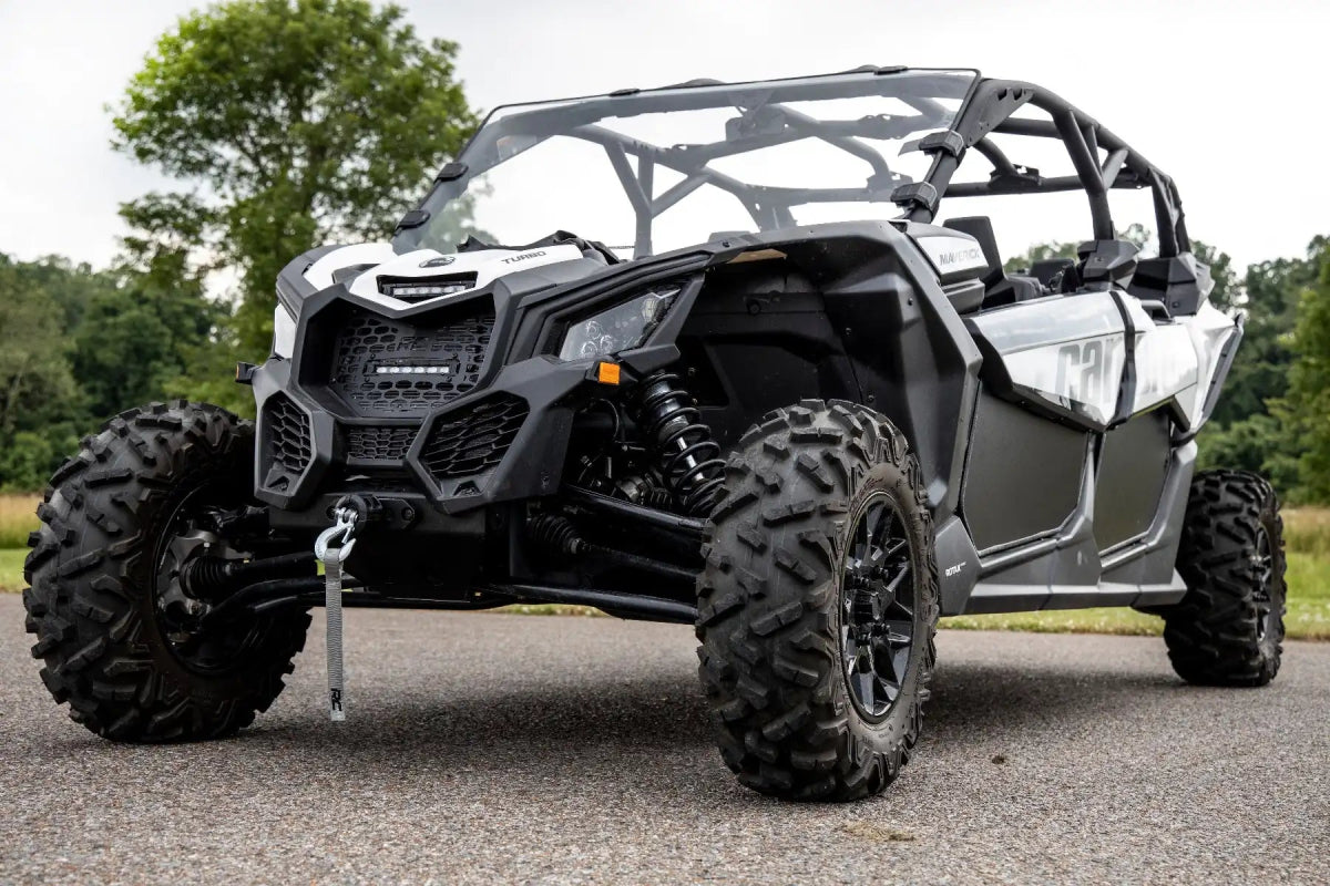 Can Am X3 4500lb Synthetic Winch and Mount | Rough Country - Rad Parts