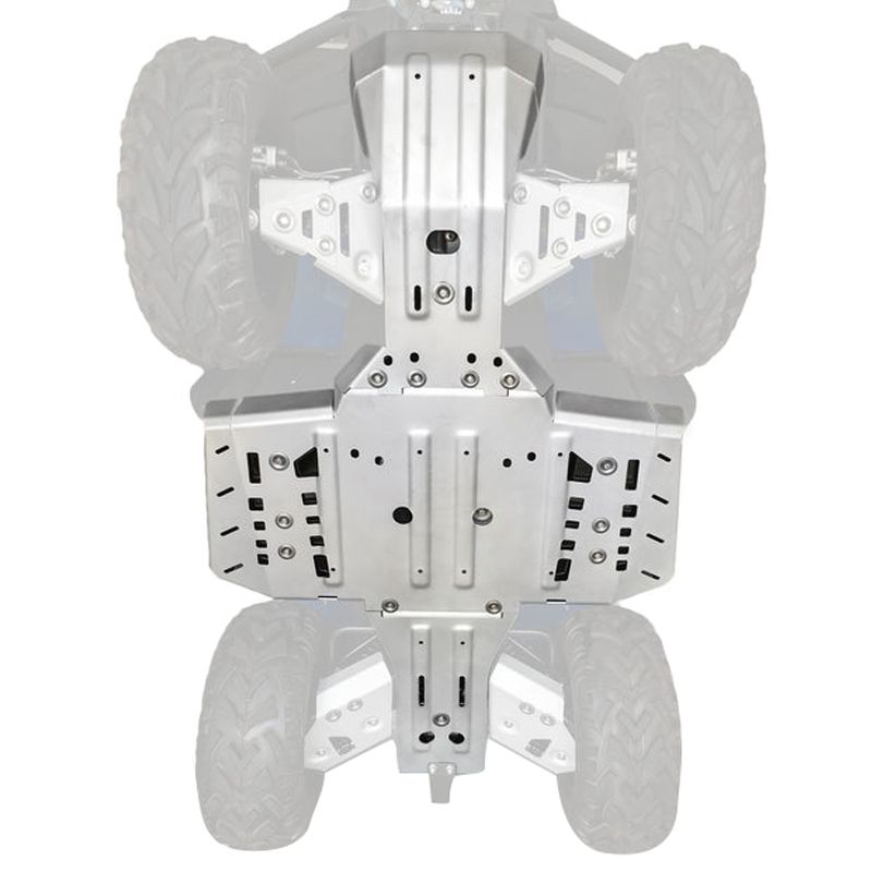 CF Moto CForce 400 / 500 Alloy Full Skidplate Kit | Rival Powersports - Rad Parts