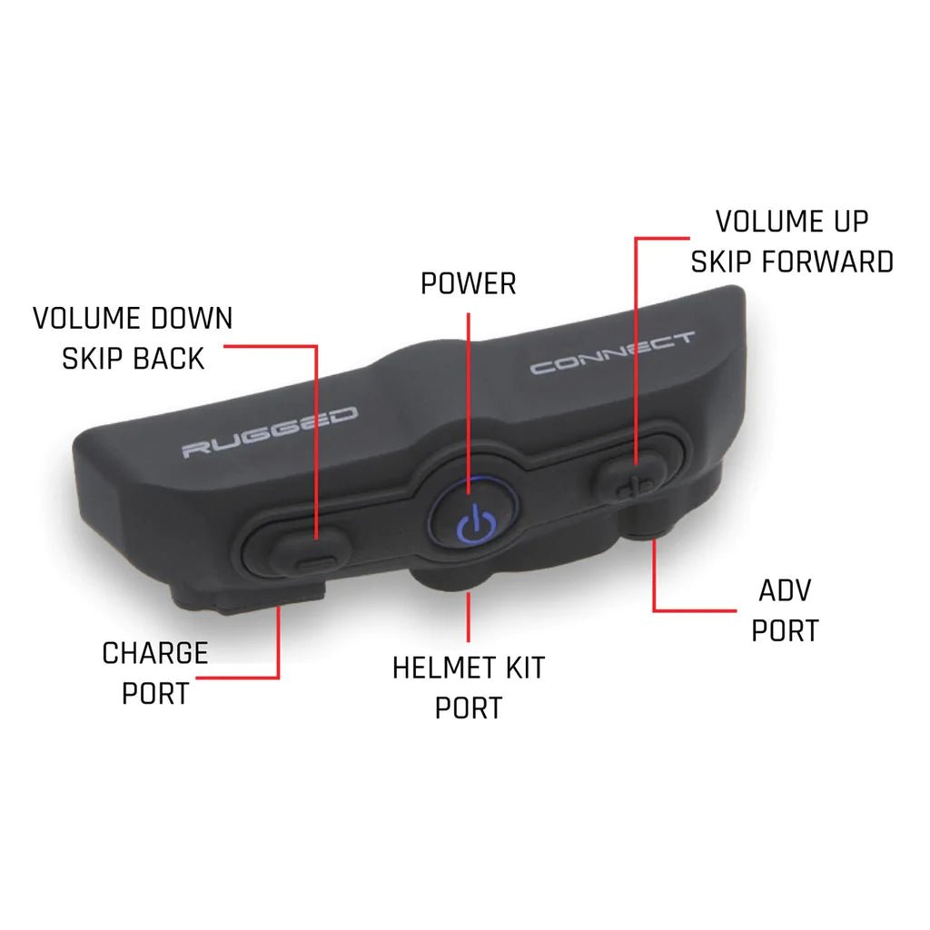 Connect BT2 Bluetooth Headset for Motorcycle Helmet - Rad Parts