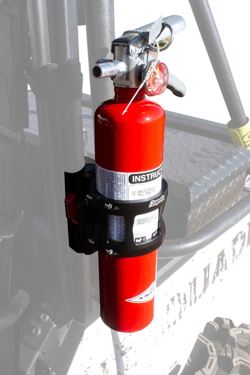 Dragonfire Fire Extinguisher Mount Quick Release Pro Fit - Rad Parts