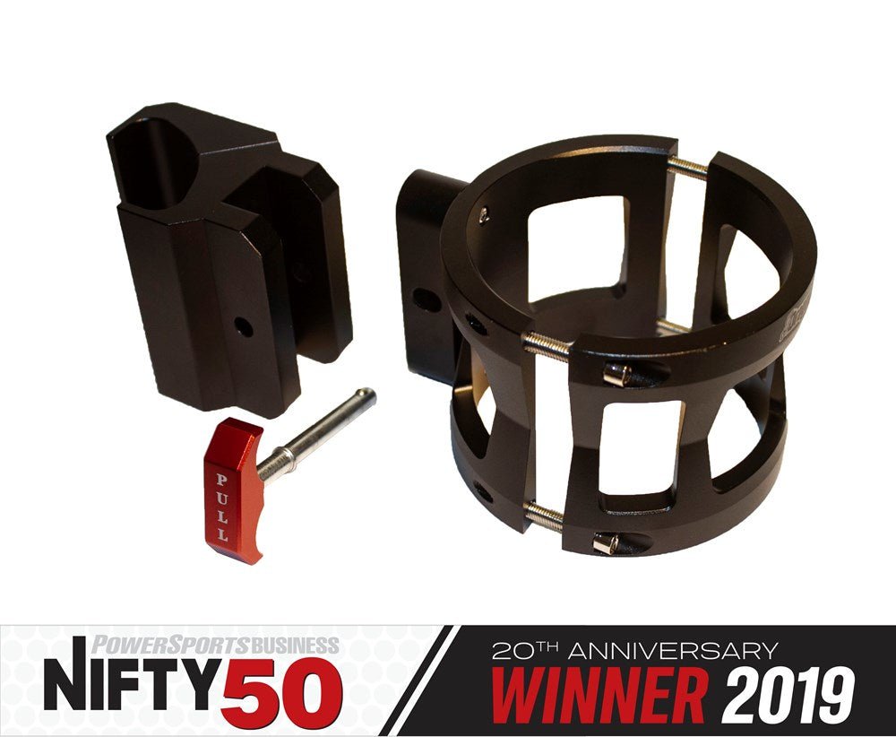 Dragonfire Fire Extinguisher Mount Quick Release Pro Fit - Rad Parts