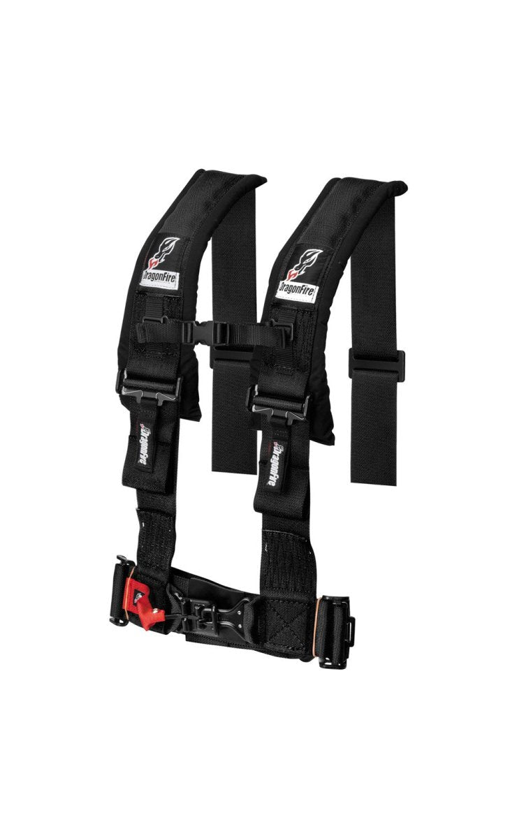 Dragonfire Racing 4-Point Harness 3" set of 4 with Free Override Plug **Special** - Rad Parts
