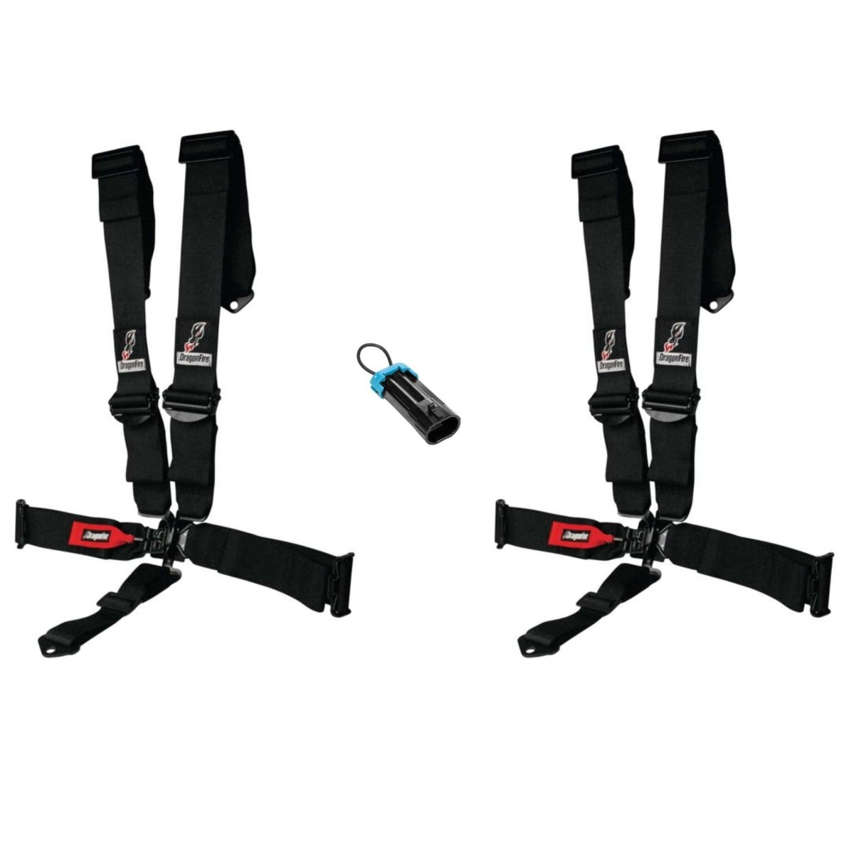 Dragonfire Racing 5 Point SFI Approved Racing Harness Set - Rad Parts