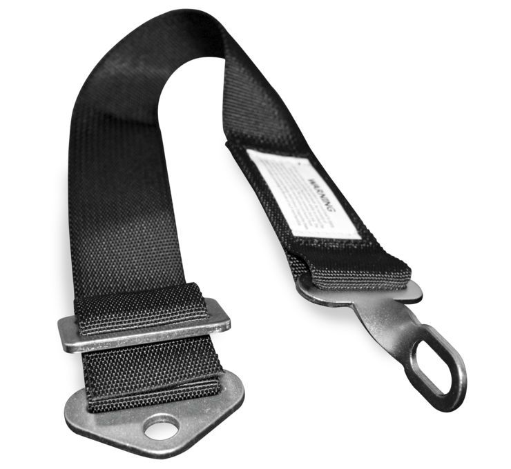 DRAGONFIRE RACING HARNESS SUBMARINE BELT BLACK, 2" BELT - Rad Parts
