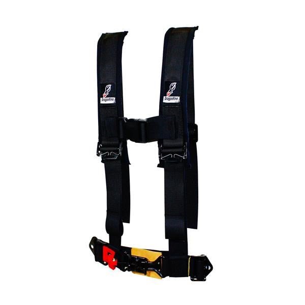 DragonFire Youth H-Style UTV 4 Point Harness - Rad Parts