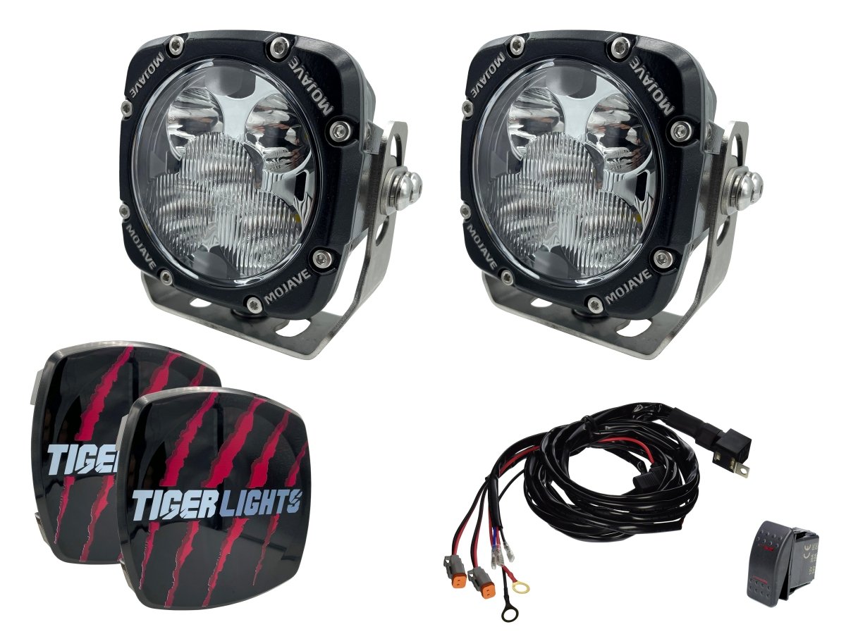 Dual TLM 4" Kit W/ Harness | TIger Lights - Rad Parts