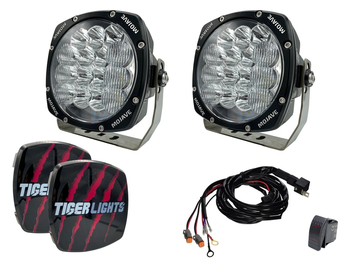 Dual TLM 8" Kit W/ Harness | Tiger Lights - Rad Parts