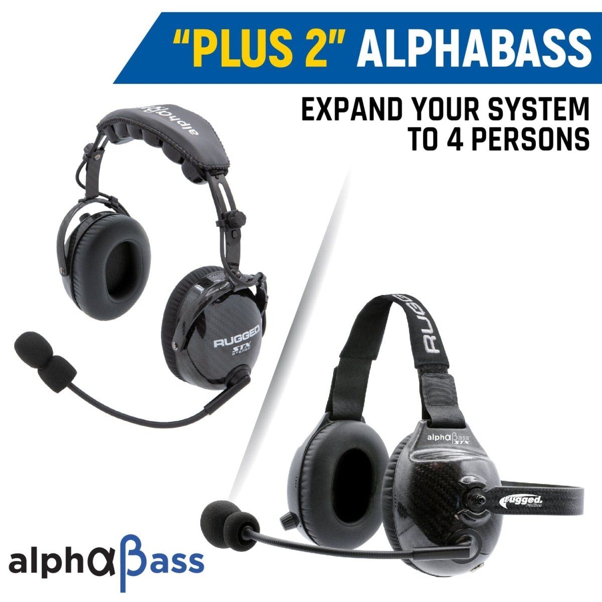 Expand to 4 Place with AlphaBass Carbon Fiber Headsets - Rad Parts