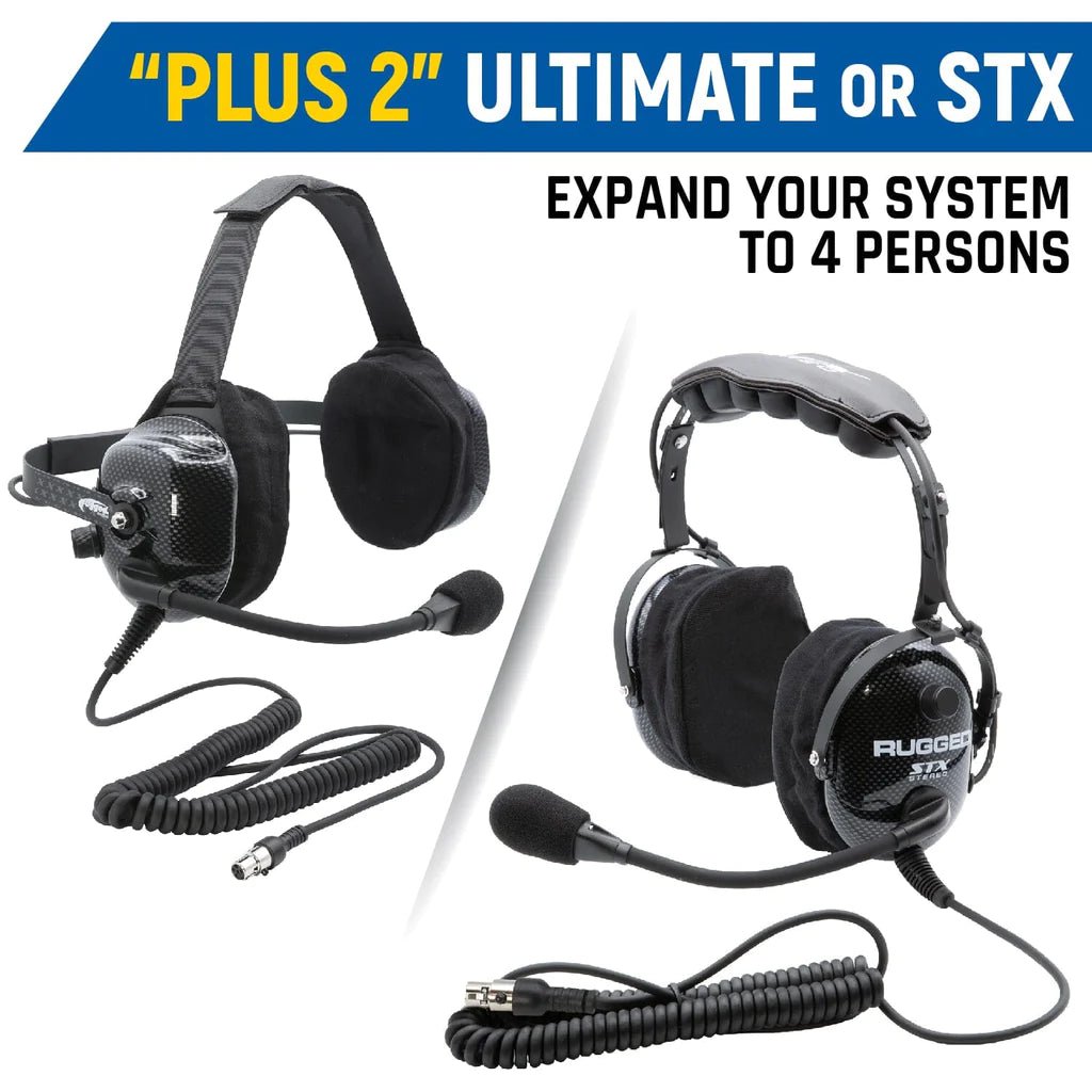 Expand to 4 Place with STX Headset Expansion Kits | Rugged Radios - Rad Parts