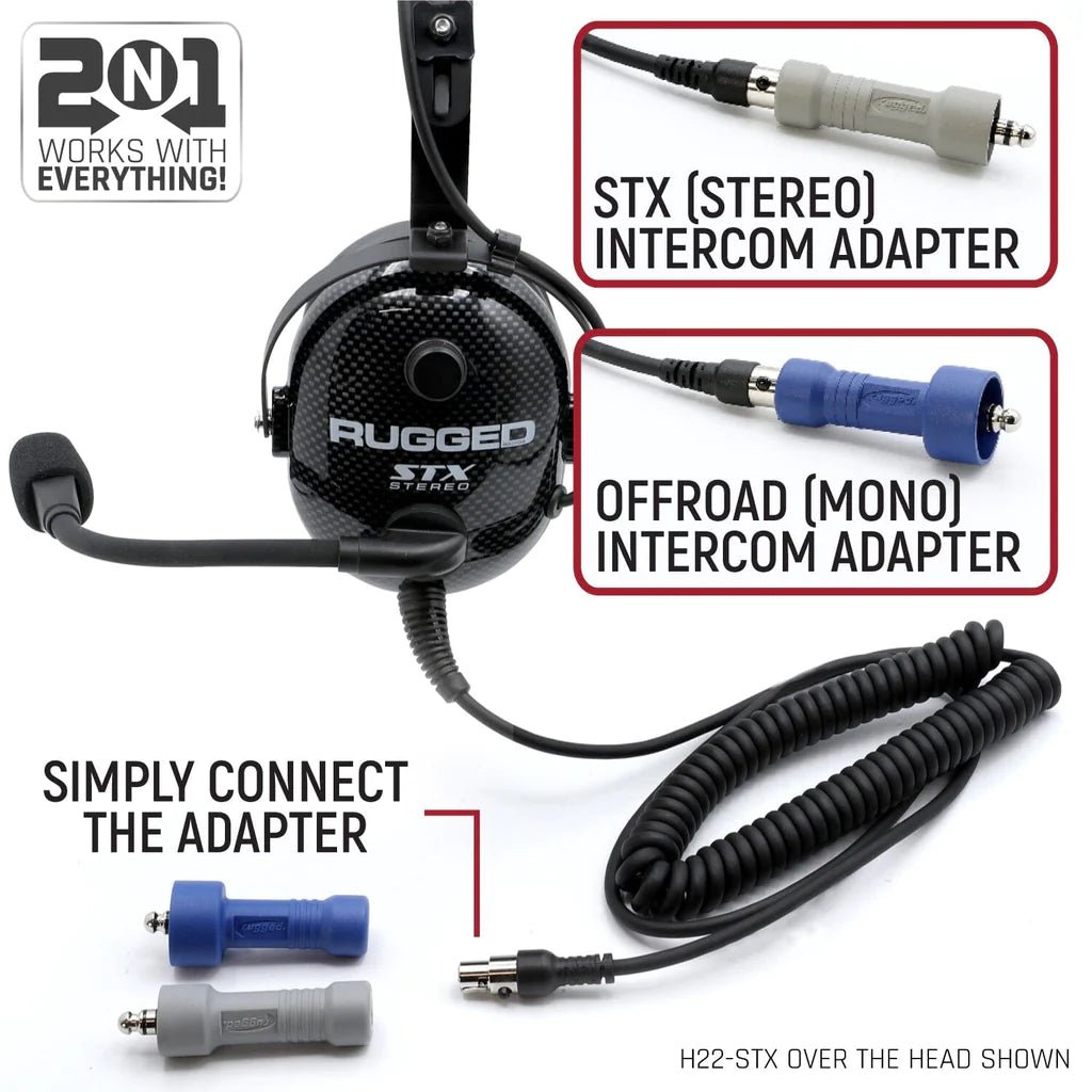 Expand to 4 Place with STX Headset Expansion Kits | Rugged Radios - Rad Parts