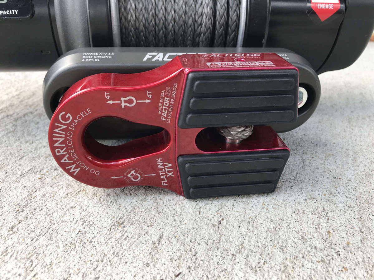 Factor 55 FlatLink XTV Shackle w/D-ring for UTV's - Rad Parts