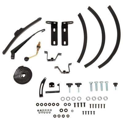 Folding Glass Windshield with Wiper Kawasaki KRX 1000 | Tusk - Rad Parts