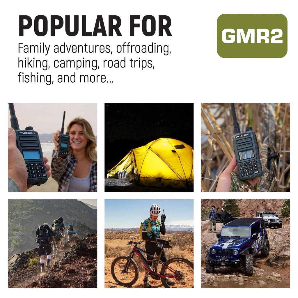 GMRS Handheld Radio 2 Pack | Rugged Radios - Rad Parts