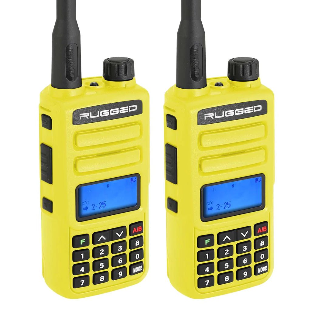 GMRS Handheld Radio 2 Pack | Rugged Radios - Rad Parts