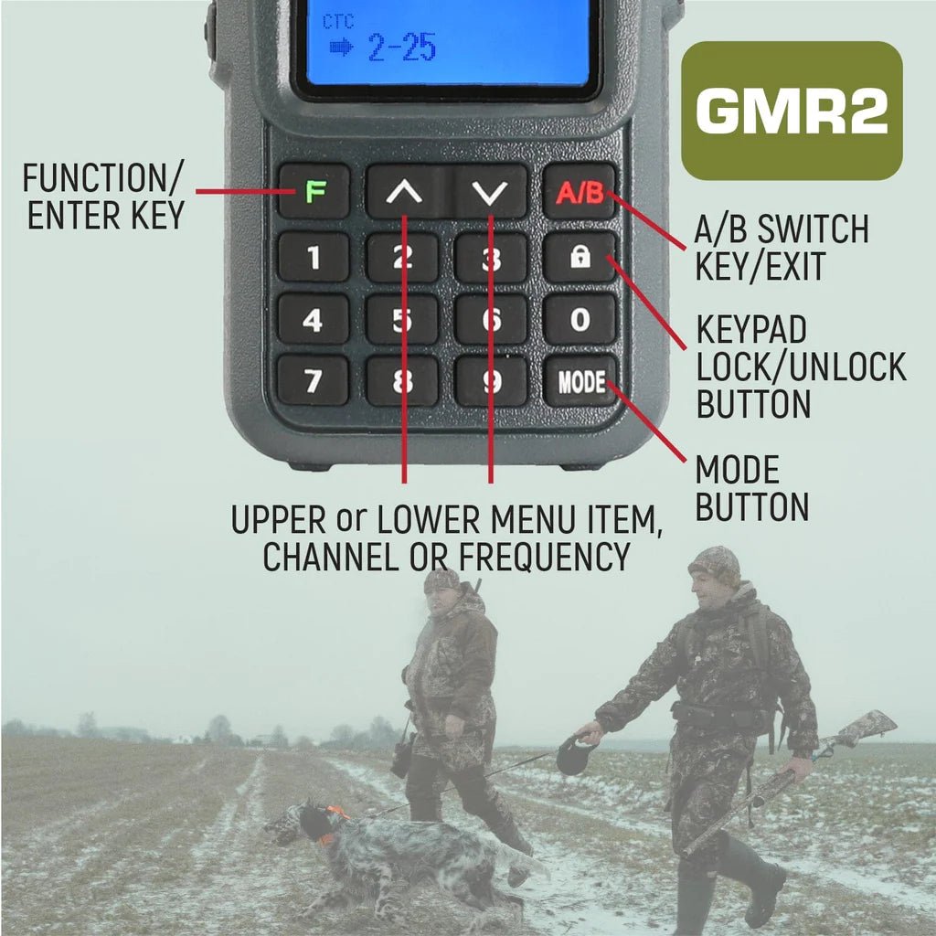 GMRS Handheld Radio 2 Pack with Hand Mic | Rugged Radios GMR2 - Rad Parts