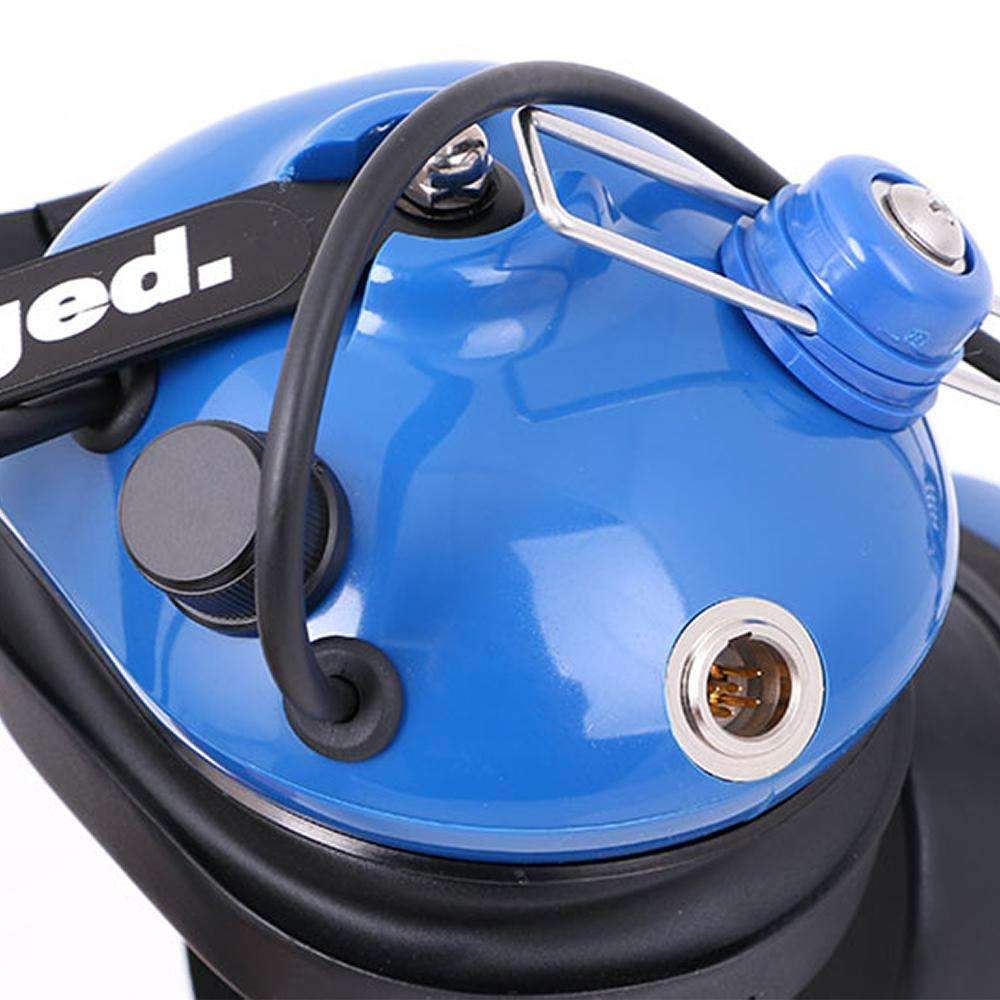 H42 Behind the Head (BTH) Headset for 2-Way Radios - Light Blue - Rad Parts