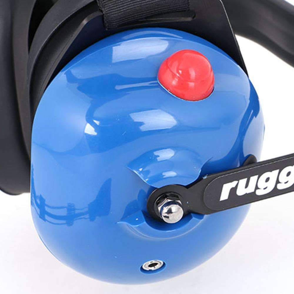 H42 Behind the Head (BTH) Headset for 2-Way Radios - Light Blue - Rad Parts