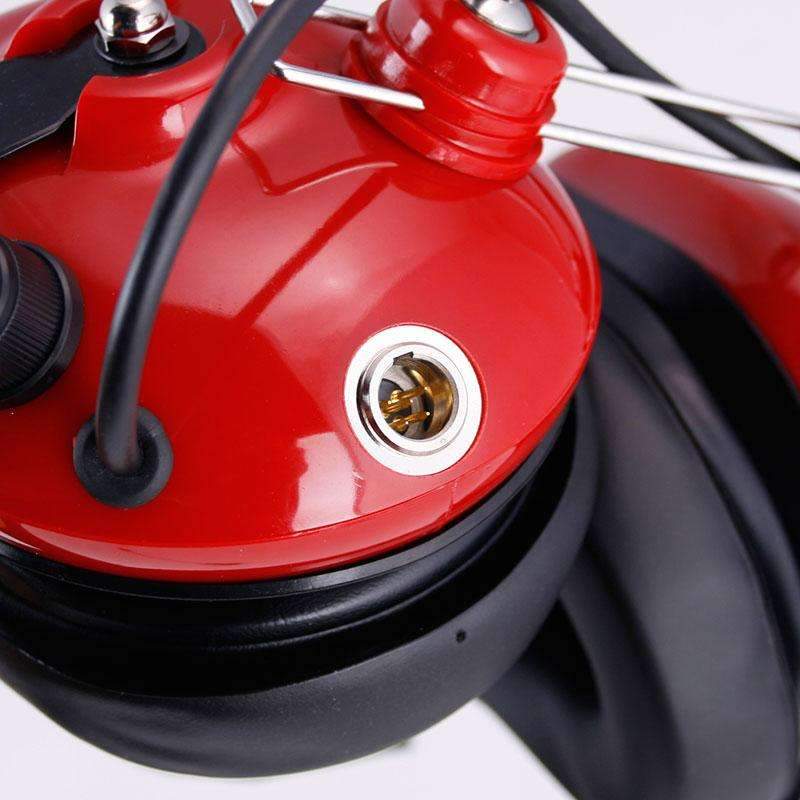 H42 Behind the Head (BTH) Headset for 2-Way Radios - Red - Rad Parts