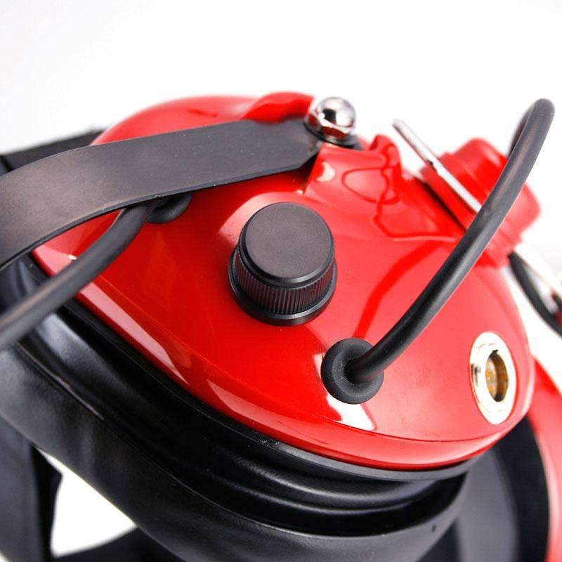 H42 Behind the Head (BTH) Headset for 2-Way Radios - Red - Rad Parts
