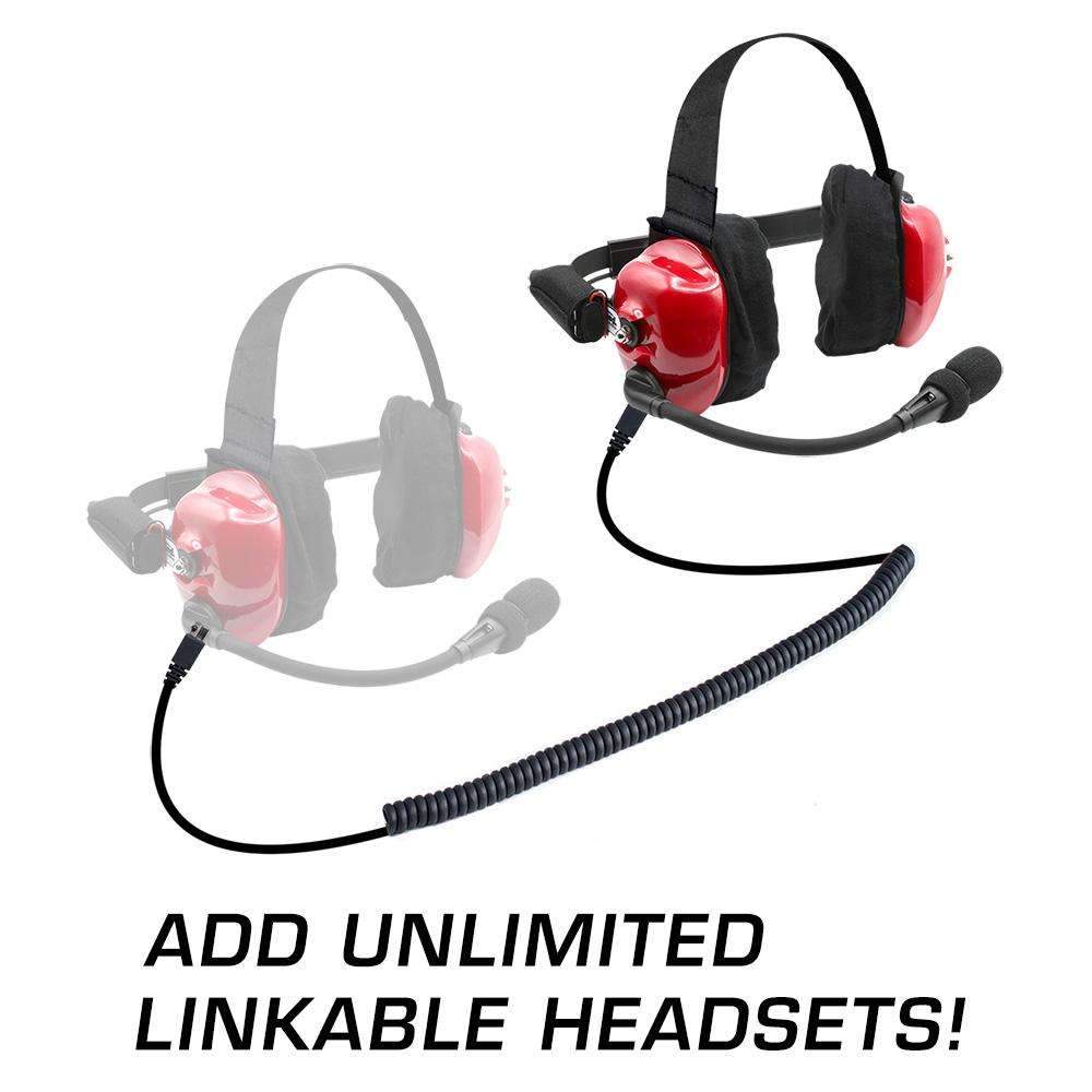 H80 Track Talk Linkable Headset - Bring The Conversation To The Track - Rad Parts